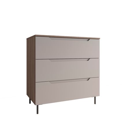 МС Роза Комод 900 Орех Франклин/Тренто Бежевый скин