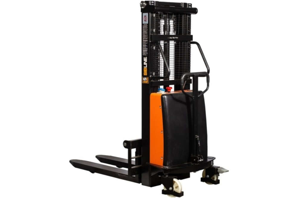 Штабелер с электроподъемом 1 т - 3 м Вилы: 1100 , Гелевая АКБ, SPN1030 SIBLINE