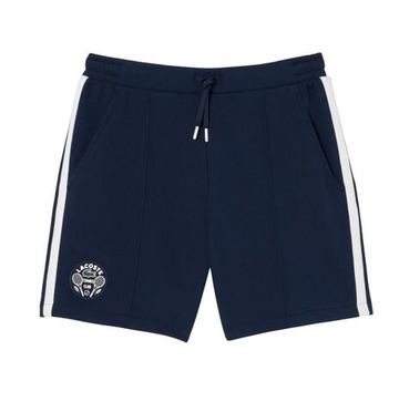 Теннисные шорты Lacoste Ultra Dry Badge Accent Tennis Heritage - navy blue/white