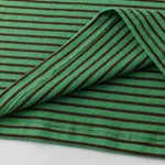 Футболка Ymkashix Stripe зеленый / коричневый