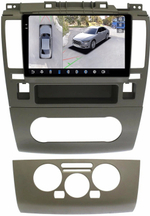 Магнитола для Nissan Tiida C11 2004-2013 (кондиционер/климат с прямоугольным экранчиком, рамка серая) - FarCar BX9-360-1148CN монитор 9.5" 2K QLED на Android 13, 6Гб+128Гб, CarPlay, 4G SIM-слот, 4 камеры в комплекте