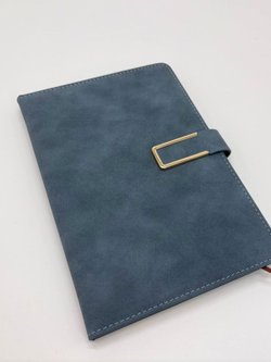 Блокнот А5 в коробке серый линейка 60л (88447)