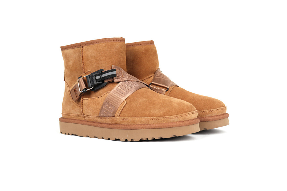 UGG Mens Classic Mini Quickclick Boot Chestnut