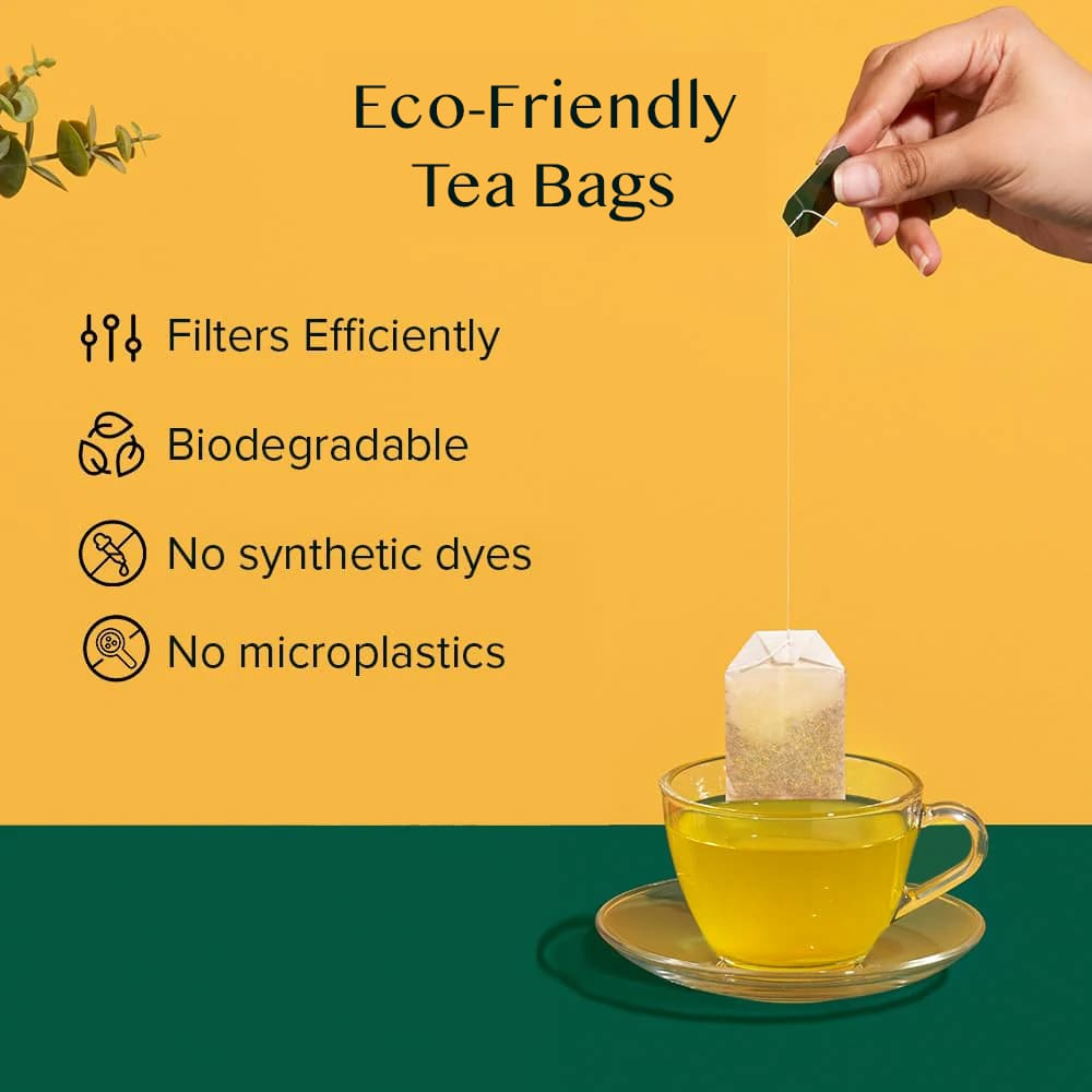 VAHDAM India, Infusions, травяной чай, куркума и матча, 18 пакетиков для заваривания, 27 г (0,95 унции)