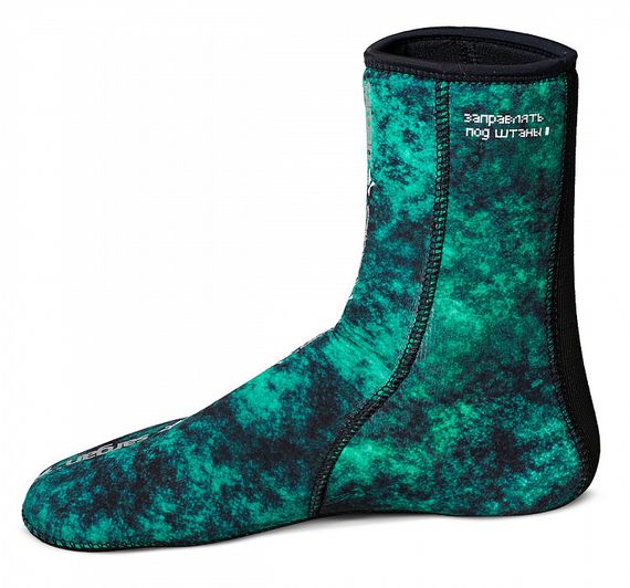 Носки из неопрена Sargan Аргази камо GalaxyAPE/08 7 мм