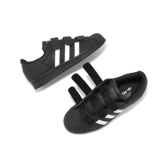 adidas originals SUPERSTAR CF Кроссовки для скейтбординга Низкие Кроссовки Черные Унисекс