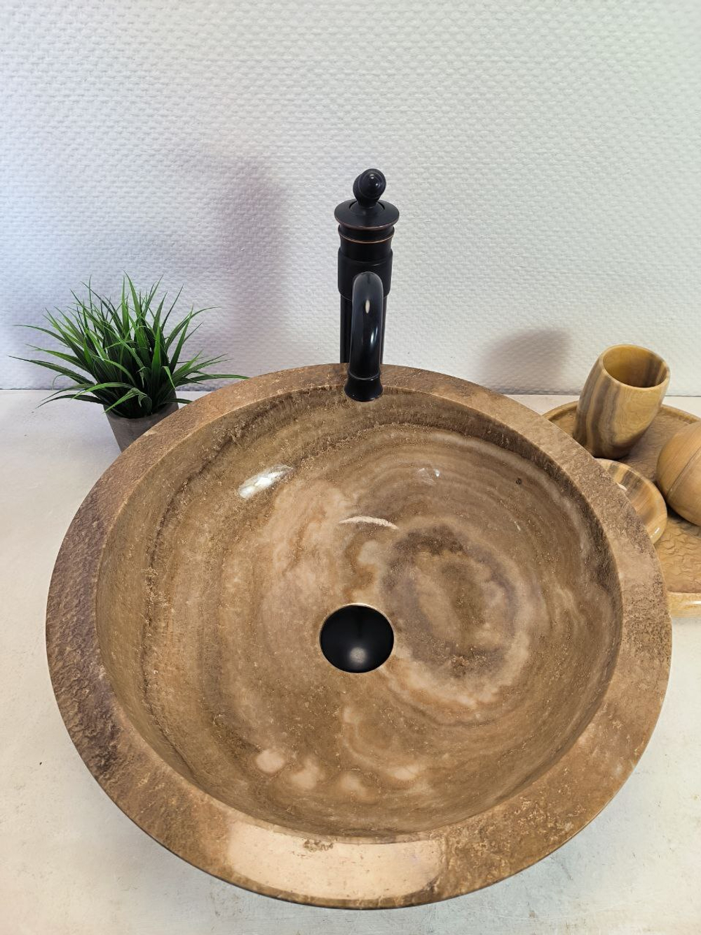 Раковина из оникса Bowl Sunset BO-65634 (45*45*17) из натурального камня