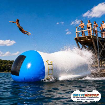 Катапульта Блоб «Морской старт» с лестницей, 8×3×1,5 м