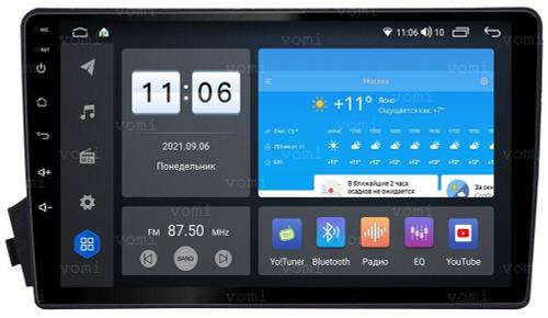 Магнитола для SsangYong Actyon 2005-2010, Kyron, Actyon Sports 2006-2016 - ZX529R9-7862 Android 10, Быстрая, SIM-слот