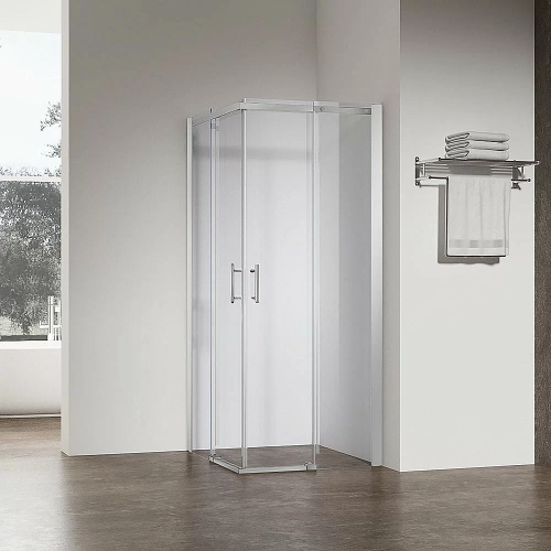 Душевой уголок Veconi Rovigo RV50CH-12080-01-C8 120х80 стекло прозрачное/профиль хром