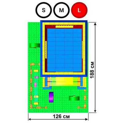 Набор GigaBloks 7,5: Домик на платформе