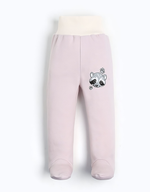 Ползунки для девочек розовый/енот, р. 68 см 9516864