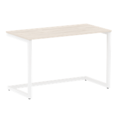 Home Office Стол письменный VR.SP-2-118 Денвер Светлый/Металл Белый 1180*600*750