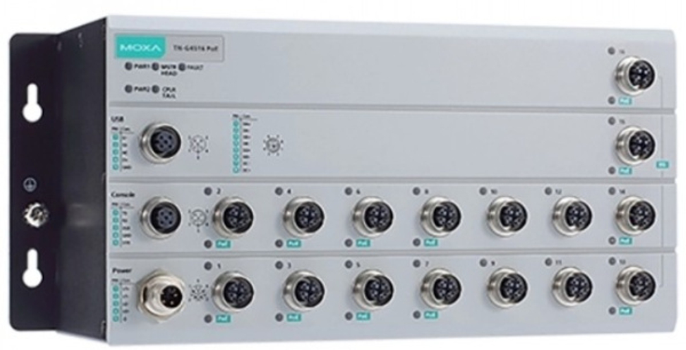 Коммутатор управляемый MOXA TN-G4516-8GPoE-4XGPoE-WV-T