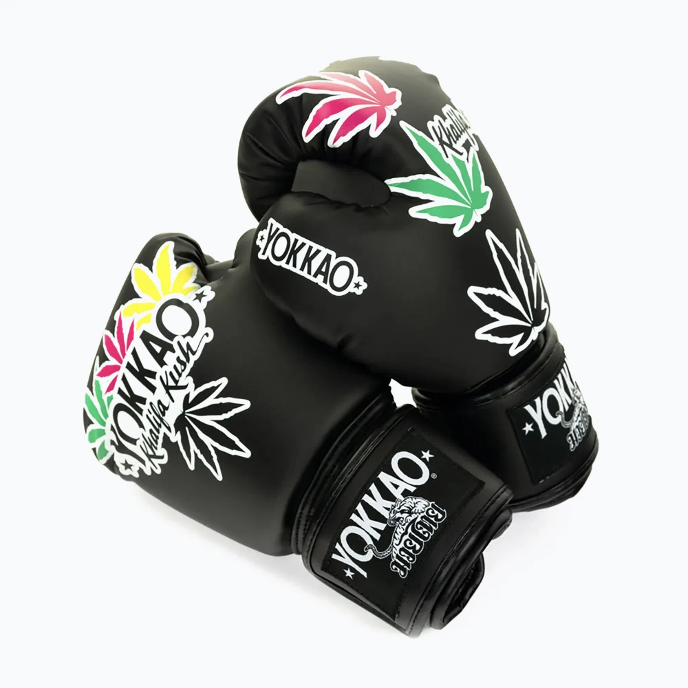 Боксёрские перчатки YOKKAO Khalifa Kush Boxing black