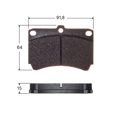 Колодки тормозные дисковые Avantech передние AV402