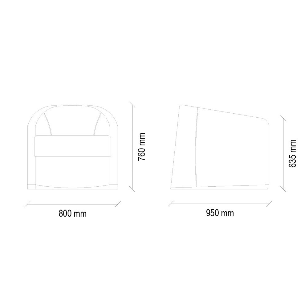 Кресло ENZA HOME VIERA EH66885