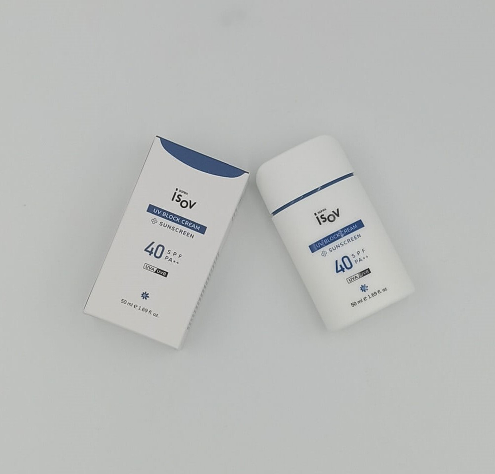 Противоотечный солнцезащитный крем UV Block SPF 40++