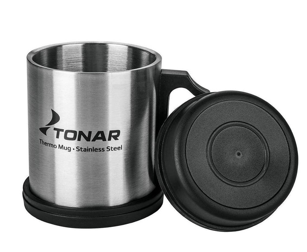 Термокружка 300ML с пл. крышкой и подставкой (T.TK-004-300)