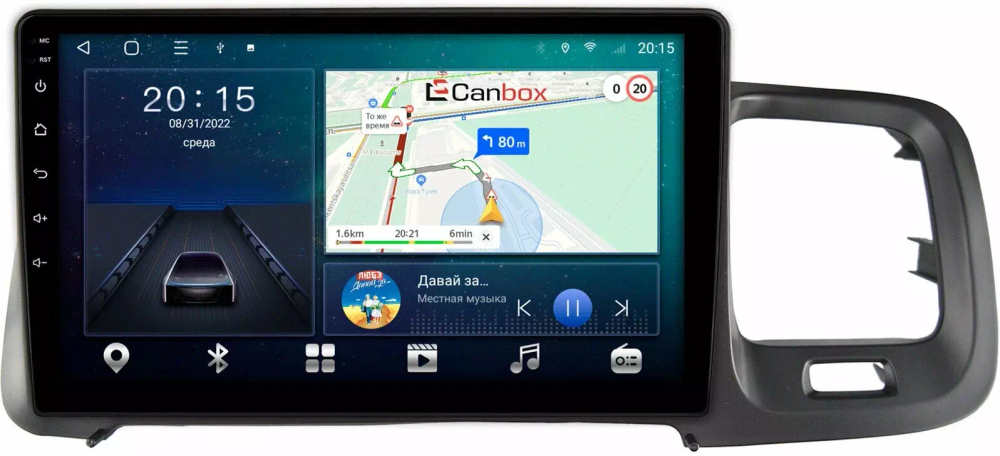 Магнитола для Volvo S60/V60 2010-2018 - CanBox 9-748 Android 10, 8-ядер, SIM-слот