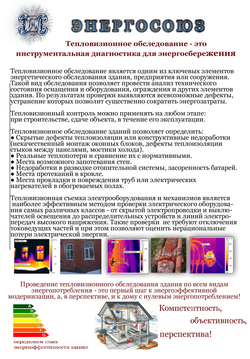 Тепловизионное обследование окон зданий, руб/окно