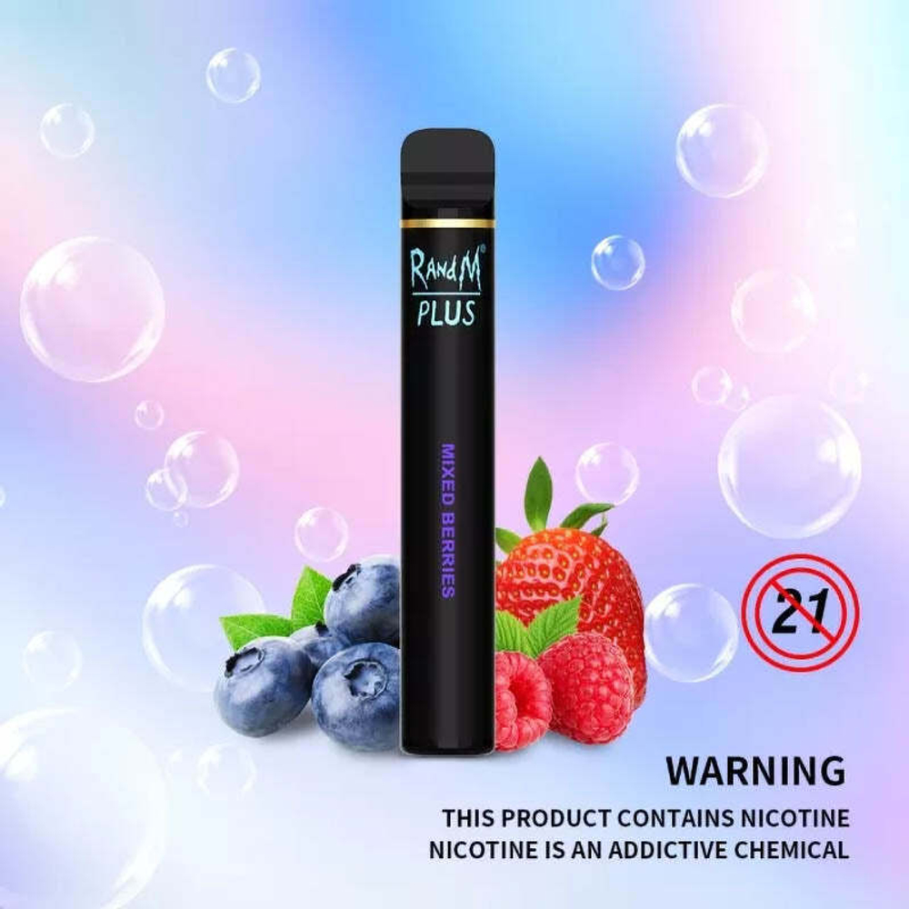 RandM 800 Plus - Mixed Berries (2% nic)