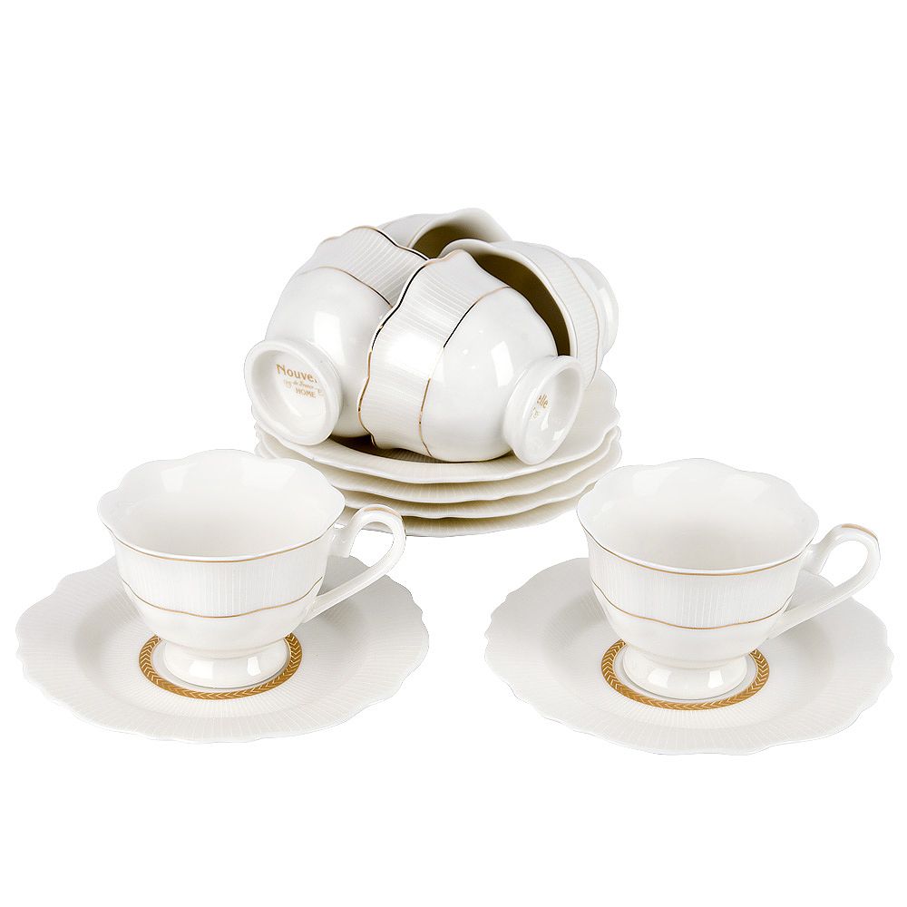 Набор кофейный 12пр. "White chic" (6 персон) v=90мл (подарочная упаковка)