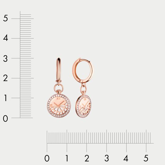 Серьги золотые