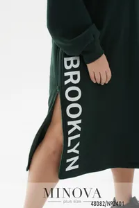 Платье 2401-зеленый Minova