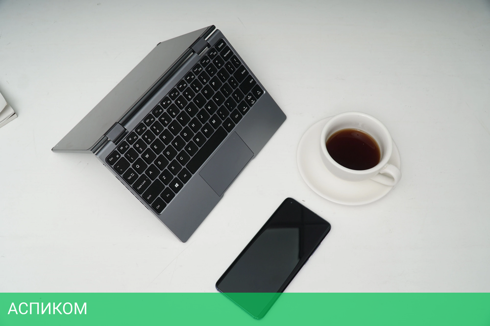 Ноутбук Chuwi MiniBook X N-series N100 12Gb SSD512Gb Intel UHD Graphics 10.51" IPS Touch WQXGA (1920x1200) Windows 11 Home grey WiFi BT Cam 3800mAh (1746362)