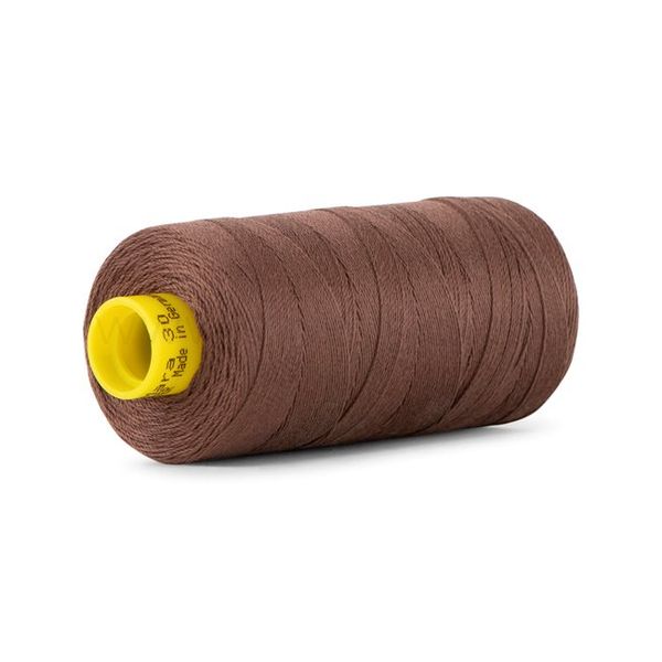 Нитка Gutermann Mara 30 (300 метров), 1 кат., для отстрочки | 446 сигнальный коричневый