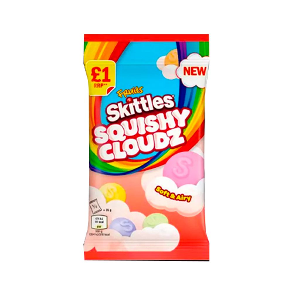 Драже Skittles Squishy Cloudz 70гр