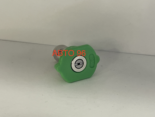 25 (Зеленый) / Распылитель - Форсунка для мойки высокого давления 25 градусов, быстросъемная, зеленый (1 шт.) Оптом