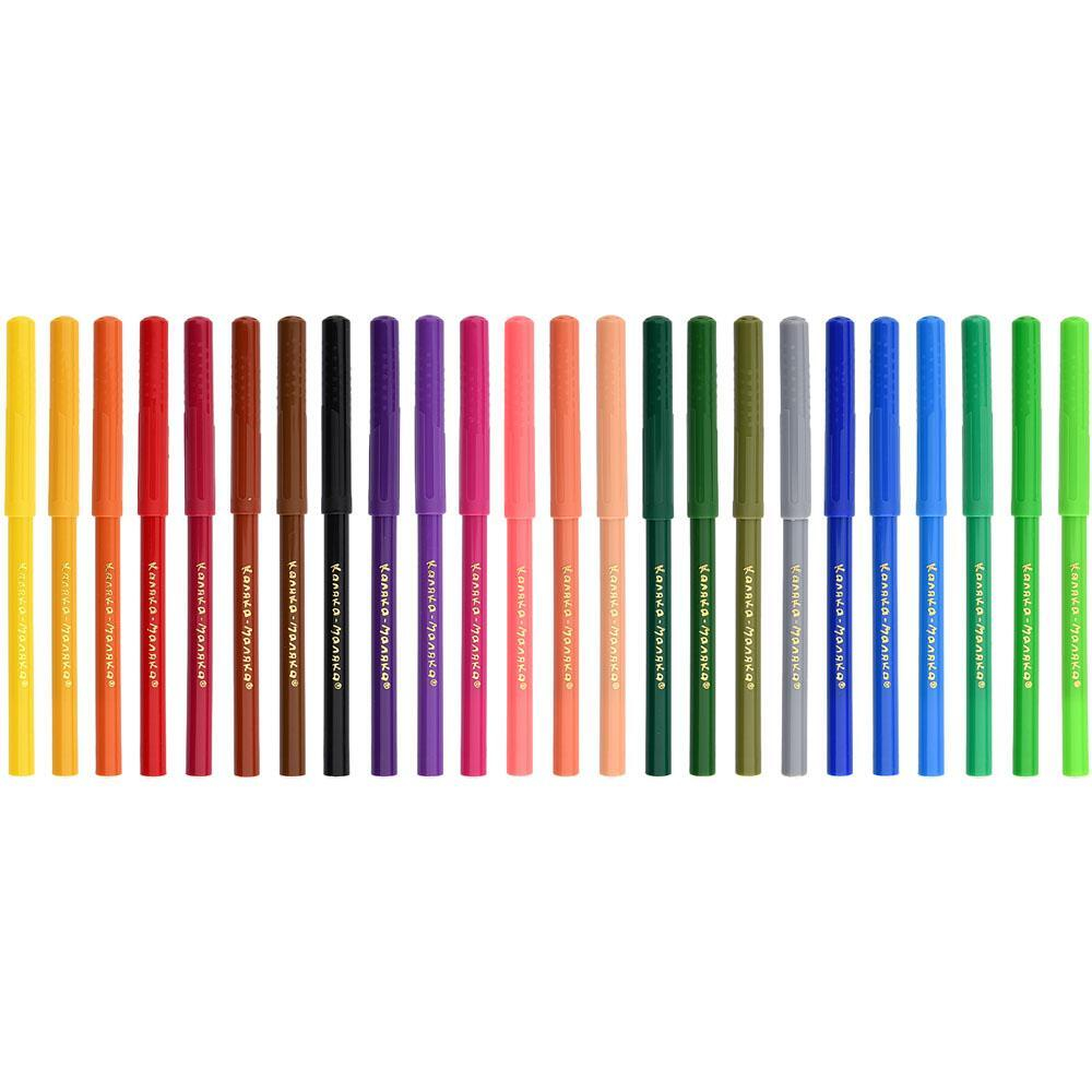 Фломастеры 24 цв. блист. (Каляка-Маляка)