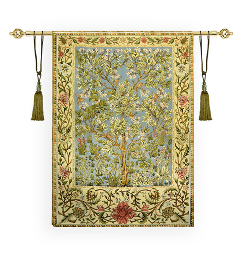 Гобеленовое панно Цветущая яблоня гол. 70х100 см