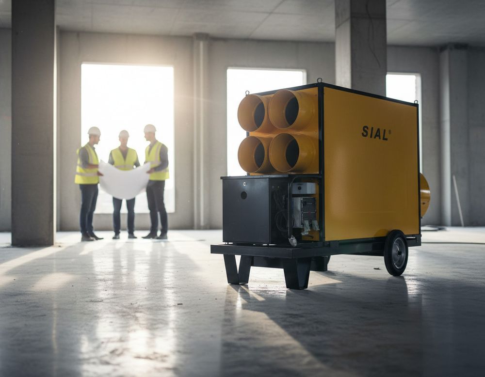 Теплогенератор дизельный SIAL IY135W - [135 кВт / 220V] промышленный тип