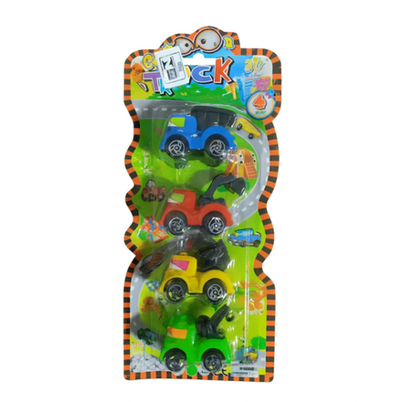 Набор мини грузовиков 4 шт