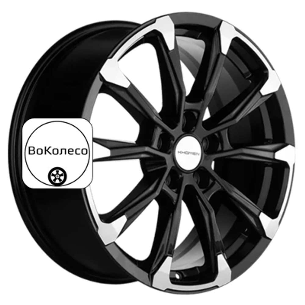 7,5x18/5x110 ET40 D67,1 KHW1808 (Evolute i-Joy) Black-FP Khomen Wheels