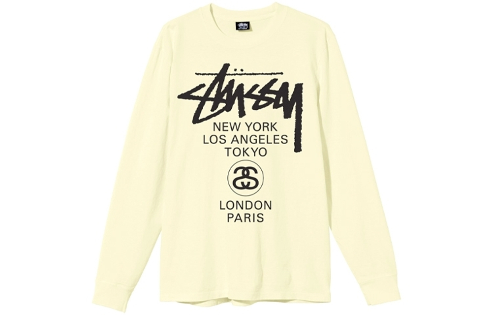 Толстовки Stussy WORLD TOUR LS TEE T, 3993713