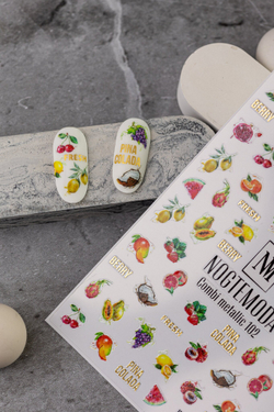 Nogtemoda Наклейки для ногтей Metallic 102