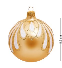 Элита НФШ-1374/1 Набор ел.украшений Шар 2шт «Перо павлина» 85 мм