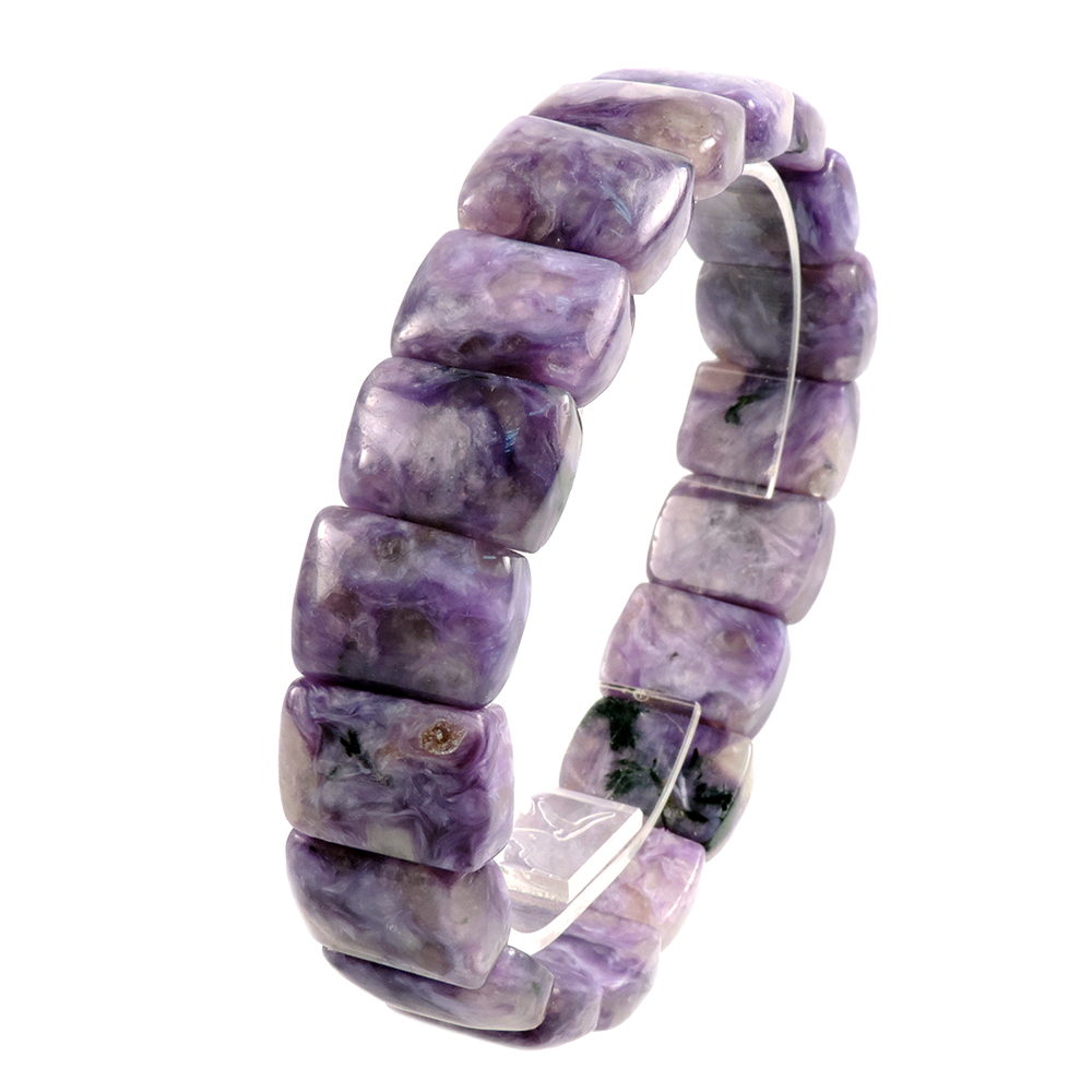 Браслет "Багетик" чароит асс.