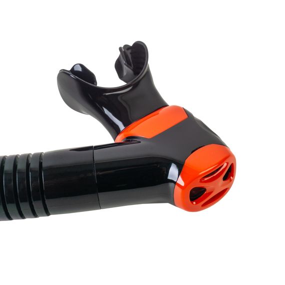 Трубка Scorpena K4 c двумя клапанами красная