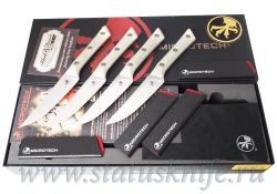 Сет Microtech Kitchen Steak Set 4 IVORYфотография - 1