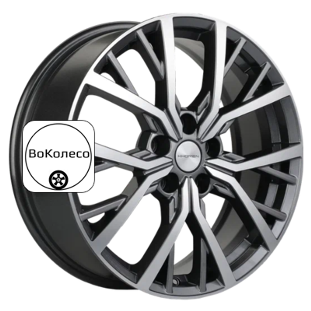 7x18/5x114,3 ET40 D64,1 KHW1806 (Haval F7/F7x) Gray-FP Khomen Wheels