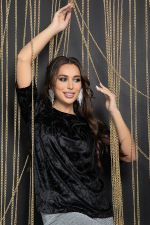 Блуза Твоя стихия (черная) Б11656 LT Collection