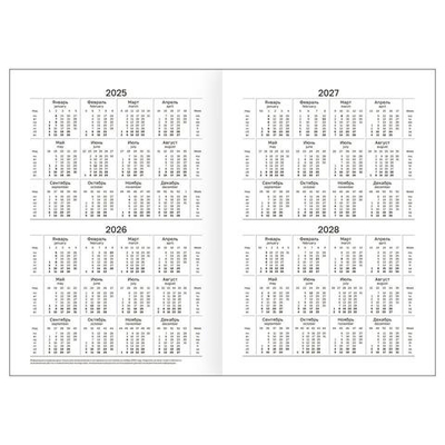 Ежедневник датированный 2025г. А5 168л. коричневый, бумвинил (BG)