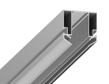 Корпус в натяжной потолок для накладного шинопровода 3 метра GL3345 AL алюминий Magnetic Standard Ambrella