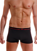 Хлопковые боксеры с лампасами (Размер: M) (Цвет: белый)