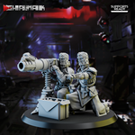 Astra Militarum Vostroyan Firstborn Heavy Weapons Squad Расчёт ракетной установки миниатюра для dnd, днд, pathfinder, фентези, Настольная игра, НРИ, Варгейм, РПГ